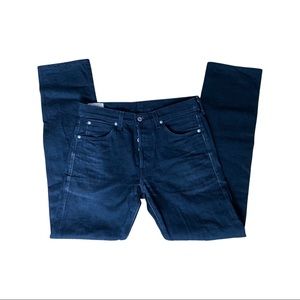 Jcrew Wallace & Barnes Mens 30x32 Black Straight Japanese Selvedge USA Made